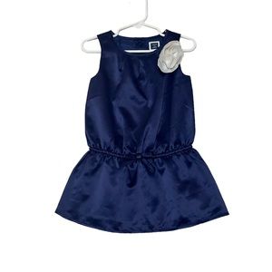 Janie and Jack Toddler Girl Blossom Dress Party Formal Blue Size 2T